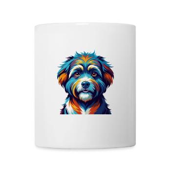 Lowchen Hunderasse Bunte Karikatur Kawaii - Tasse - Weiß - Vorne