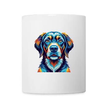 Majestic Tree Hound Dog Breed Cartoon Kawaii - Mug - white - Front