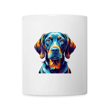 Hongrois Vizsla Race Chien Coloré Dessin Animé Kawaii - Mug blanc - blanc - Devant