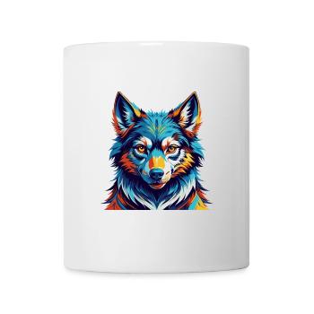 Kunming Wolfdog Rasse Bunte Karikatur Kawaii - Tasse - Weiß - Vorne