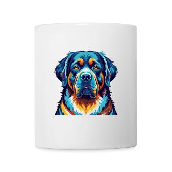 Kumaon Mastiff Hunderasse Bunte Karikatur Kawaii - Tasse - Weiß - Vorne