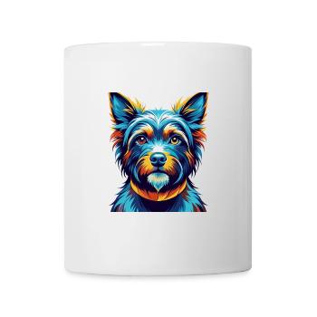 Magyar Agar Chien Race Coloré Dessin Animé Kawaii - Mug blanc - blanc - Devant