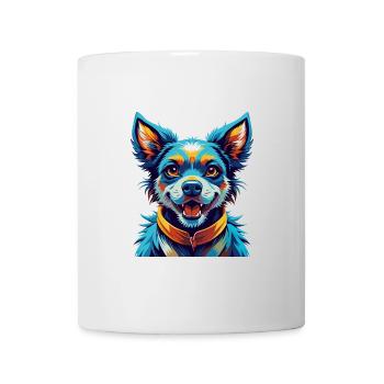 Kromfohrlander Hunderasse Bunte Karikatur Kawaii - Tasse - Weiß - Vorne