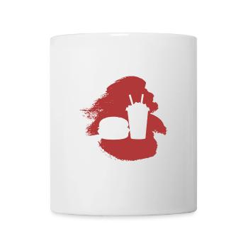 Fast food food trucks - Mug - white - Front