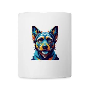 Deutscher Jagdterrier Hunderasse Karikatur Kawaii - Tasse - Weiß - Vorne