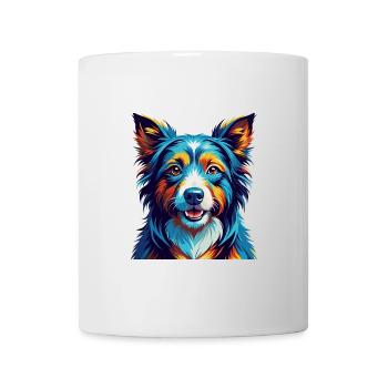 Dutch Smoushond Dog Breed Colorful Cartoon Kawaii - Mug - white - Front