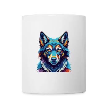 Czechoslovak Wolfdog Breed Colorful Cartoon Kawaii - Mug - white - Front