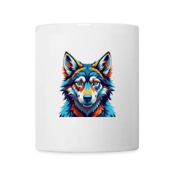 Chien-loup tchécoslovaque Race Dessin animé Kawaii - Mug blanc - blanc - Devant