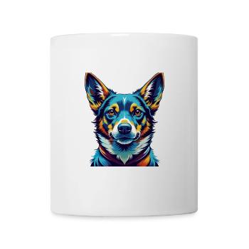 Carolina Dog Breed Colorful Cartoon Kawaii - Mug - white - Front
