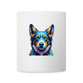 Cimarron Uruguayo Race de chien Dessin animé Kawaii - Mug blanc - blanc - Devant