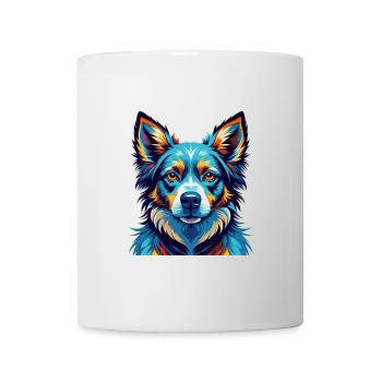 Chinook Dog Breed Colorful Cartoon Kawaii - Mug - white - Front