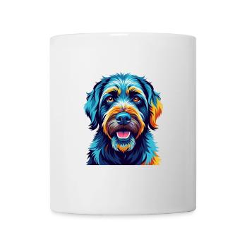 Bouvier des Ardennes Chien Race Dessin Animé Kawaii - Mug blanc - blanc - Devant