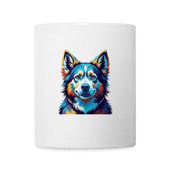 Chien chien chien Labrador Labrador Race Dessin animé Kawaii - Mug blanc - blanc - Devant