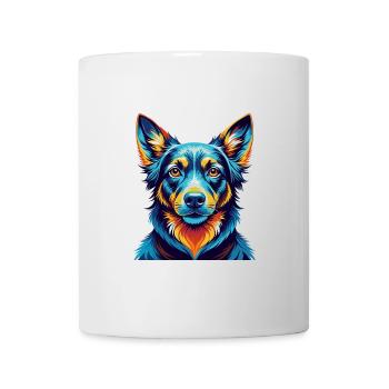 Canarien Warren Chien Chien Race Dessin Animé Kawaii - Mug blanc - blanc - Devant