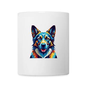 Berger Bohême Chien Race Dessin Animé Kawaii - Mug blanc - blanc - Devant