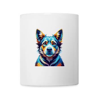 Arménien Gampr Chien Race Coloré Dessin Animé Kawaii - Mug blanc - blanc - Devant