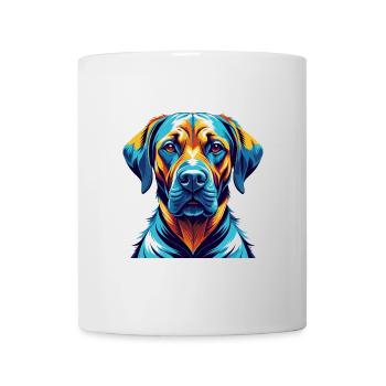 Rhodesian Ridgeback Chien Race Dessin animé Kawaii - Mug blanc - blanc - Devant