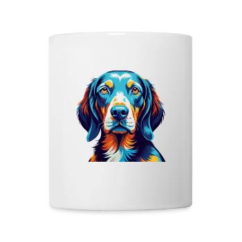 Polnische Jagdhunderasse Bunte Karikatur Kawaii - Tasse - Weiß - Vorne