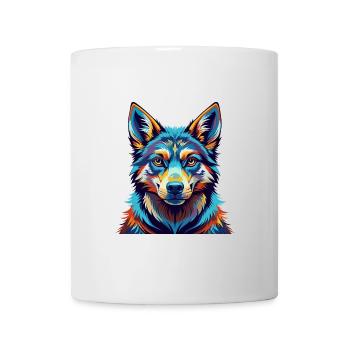 Tamaskan Dog Breed Colorful Cartoon Kawaii - Mug - white - Front