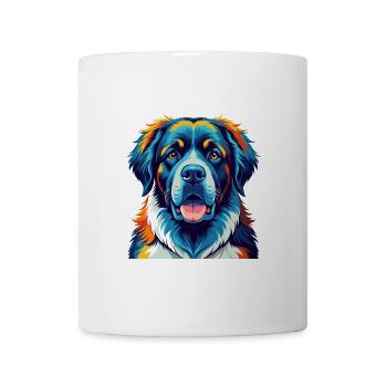 Pyrenäen-Mastiff-Hunderasse Bunte Karikatur Kawaii - Tasse - Weiß - Vorne
