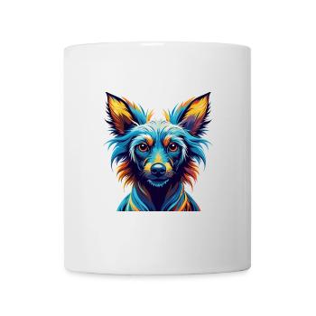 Péruvien Inca Orchidée Chien Race Dessin Animé Kawaii - Mug blanc - blanc - Devant