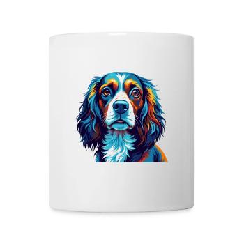 Pont Audemer Epagneul Chien Race Dessin Animé Kawaii - Mug blanc - blanc - Devant