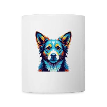 Portugiesische Podengo Hunderasse Karikatur Kawaii - Tasse - Weiß - Vorne