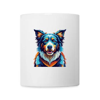 Picardy Sheepdog Breed Colorful Cartoon Kawaii - Mug - white - Front