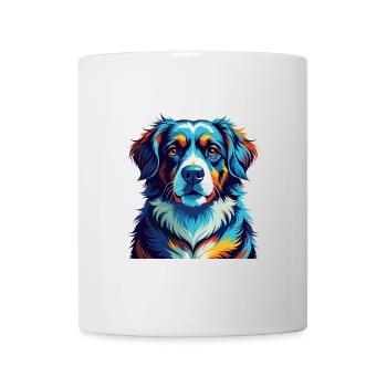 Slovensky Cuvac Chien Race Coloré Dessin Animé Kawaii - Mug blanc - blanc - Devant