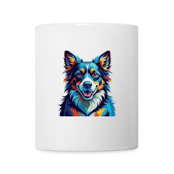 Taigan Dog Breed Colorful Cartoon Kawaii - Mug - white - Front