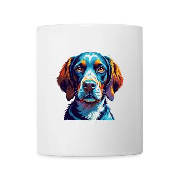 Chien d’arrêt portugais race dessin animé Kawaii - Mug blanc - blanc - Devant