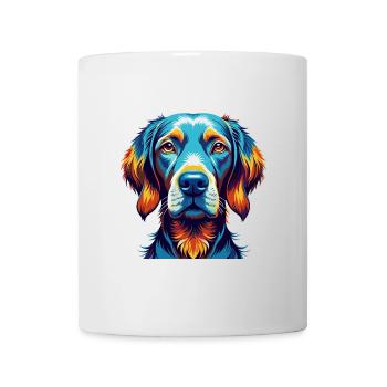 Vizsla race de chien coloré dessin animé Kawaii - Mug blanc - blanc - Devant