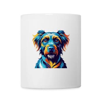 Sloughi Hunderasse Bunte Karikatur Kawaii - Tasse - Weiß - Vorne
