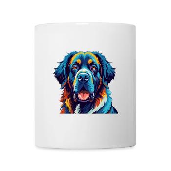 Spanish Mastiff Dog Breed Colorful Cartoon Kawaii - Mug - white - Front