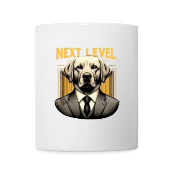 Dudley Labrador Anzug Next Level Hund Geschenk - Tasse - Weiß - Vorne