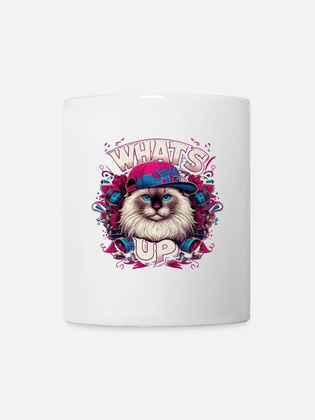Qu’y a-t-il sur Sacred Birman Cat Birman Cat - Mug blanc - blanc