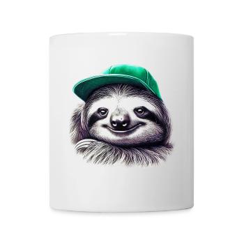 Faultier - Tasse - Weiß - Vorne