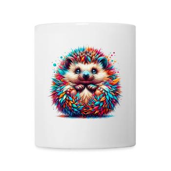 Hérisson - Mug blanc - blanc - Devant