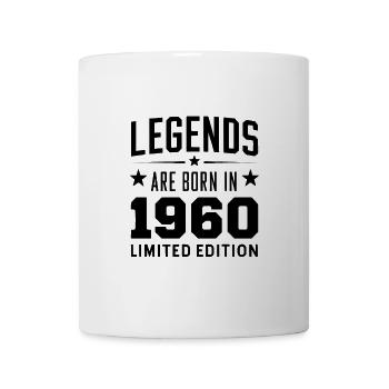 Legends Are Born In 1960 Édition limitée - Mug blanc - blanc - Devant