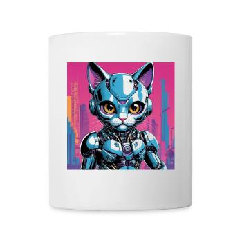 Robo Kitten - Mug - white - Front