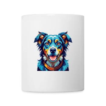 New Zealand Huntaway Dog Breed Cartoon Kawaii - Mug - white - Front