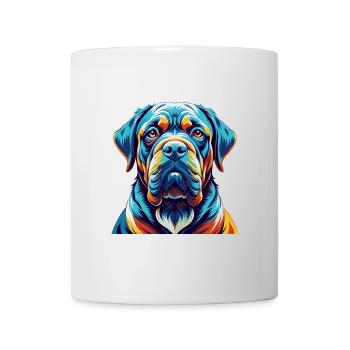 Neapolitanische Dogge Hunderasse Karikatur Kawaii - Tasse - Weiß - Vorne