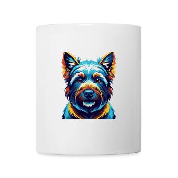 Sporting Lucas Terrier Chien Race Dessin animé Kawaii - Mug blanc - blanc - Devant