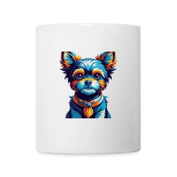 Jouet Russe Chien Race Coloré Dessin Animé Kawaii - Mug blanc - blanc - Devant
