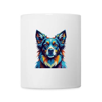 Sapsali Dog Breed Colorful Cartoon Kawaii - Mug - white - Front