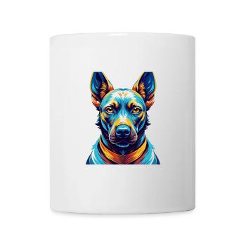 Thai Ridgeback Chien Race Coloré Dessin Animé Kawaii - Mug blanc - blanc - Devant