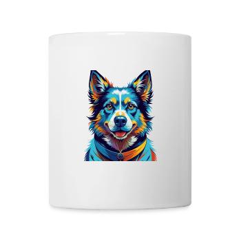 Slovensky Kopov Dog Breed Colorful Cartoon Kawaii - Mug - white - Front