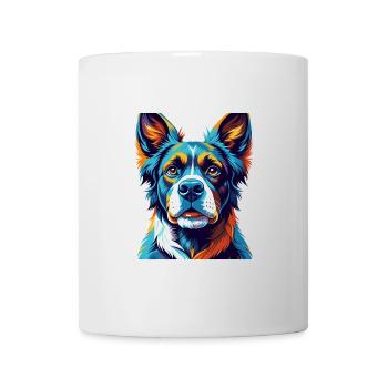 Suisse Laufhund Chien Race Coloré Dessin Animé Kawaii - Mug blanc - blanc - Devant