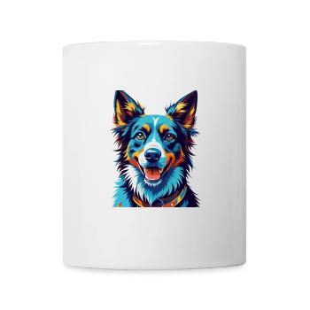 Strellufstover Hunderasse Bunte Karikatur Kawaii - Tasse - Weiß - Vorne