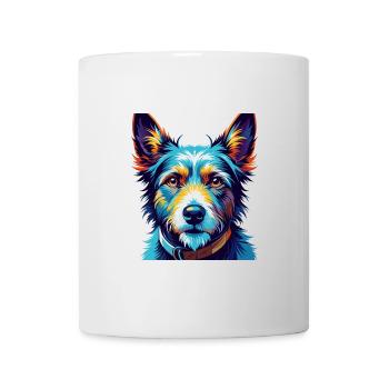 Portugiesische Podengo Pequeno Hunderasse Karikatur - Tasse - Weiß - Vorne